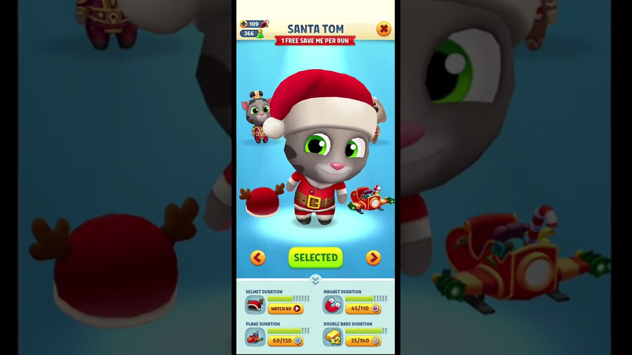 Talking Tom run live