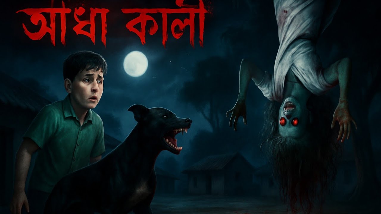 আধাকালি এখনো এই বাড়িতেই থাকে| Cartoon| horror| animated |Bengali story|