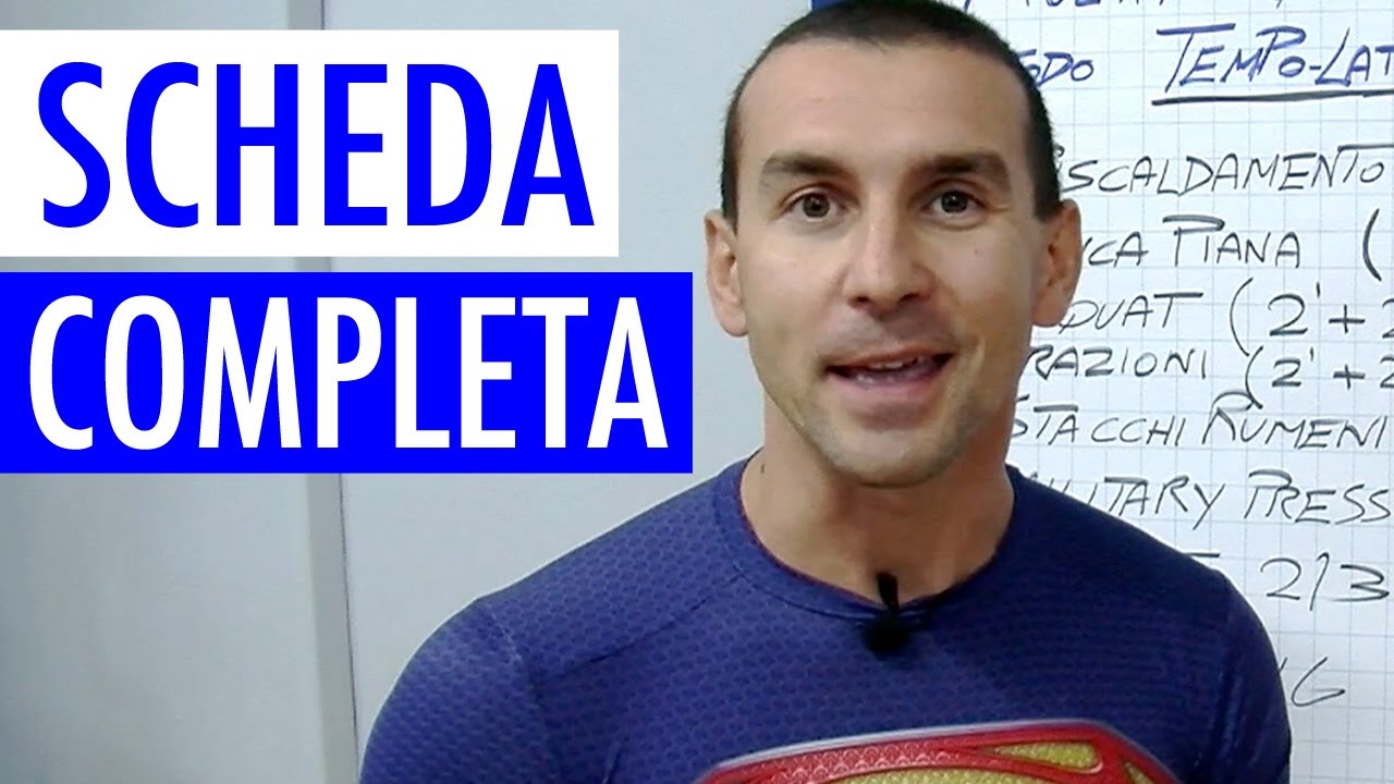 SCHEDA BODYBUILDING MULTIFREQUENZA TEMPO LATTACIDO BY UM
