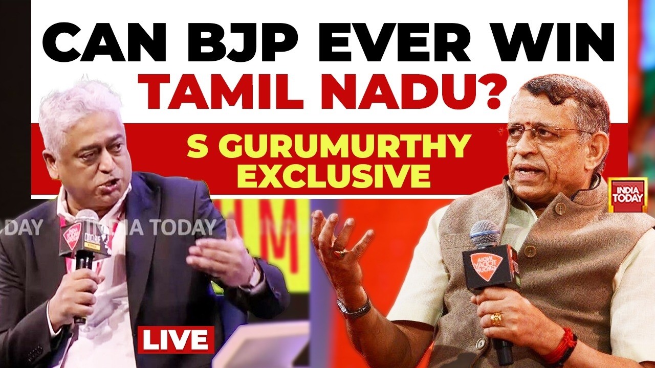 Tamil Nadu Elections LIVE Debate: S Gurumurthy Exclusive with Rajdeep Sardesai in Tamil Nadu