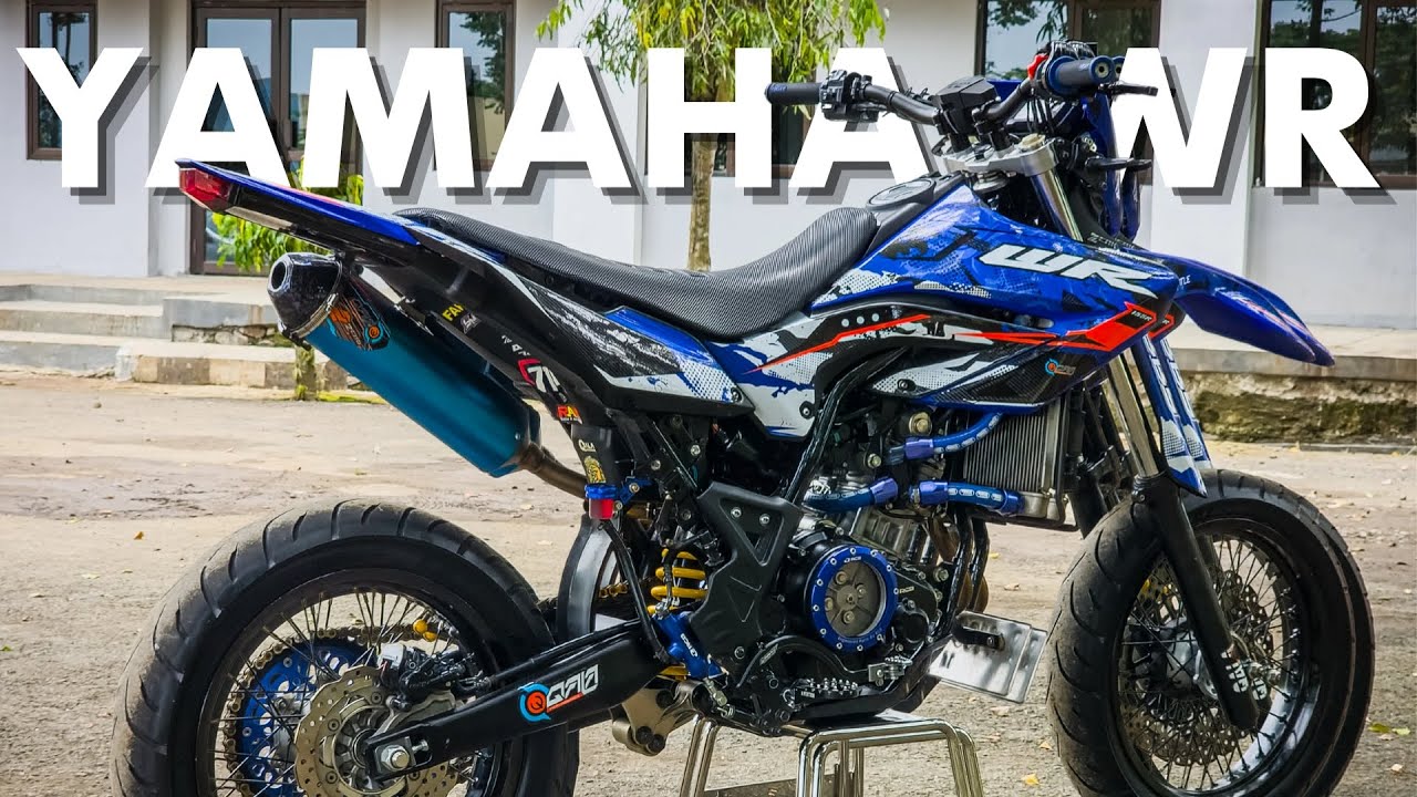 REVIEW YAMAHA WR SUPERMOTO MODIFIKASI HEDON MINIMALIS HABIS 15 JUTA UP