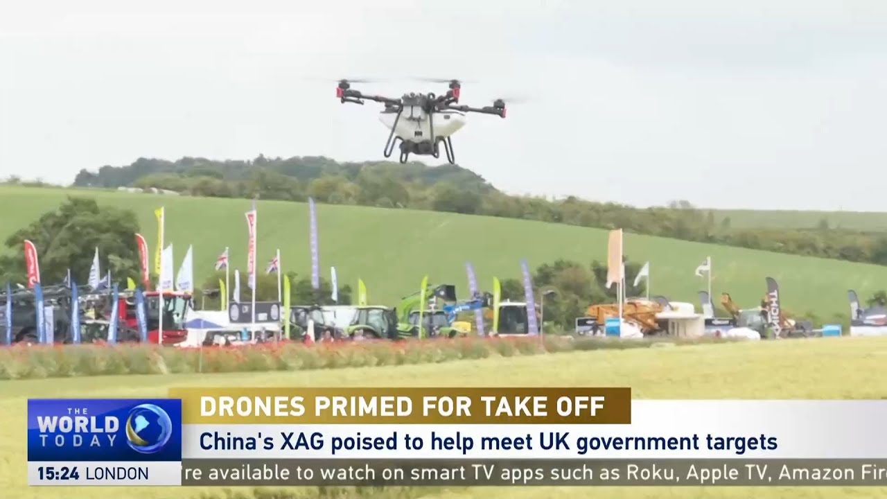 Drone usage taking off on UK farms