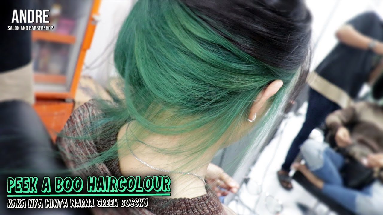 Tutorial Bikin Warna Peek A Boo Green Dengan Produk ini