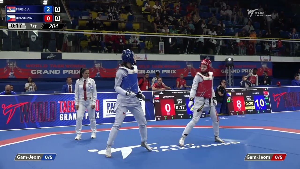 204 Round of 32 WOMEN W  67KG SRB PERISIC A  CZE JIRANKOVA I