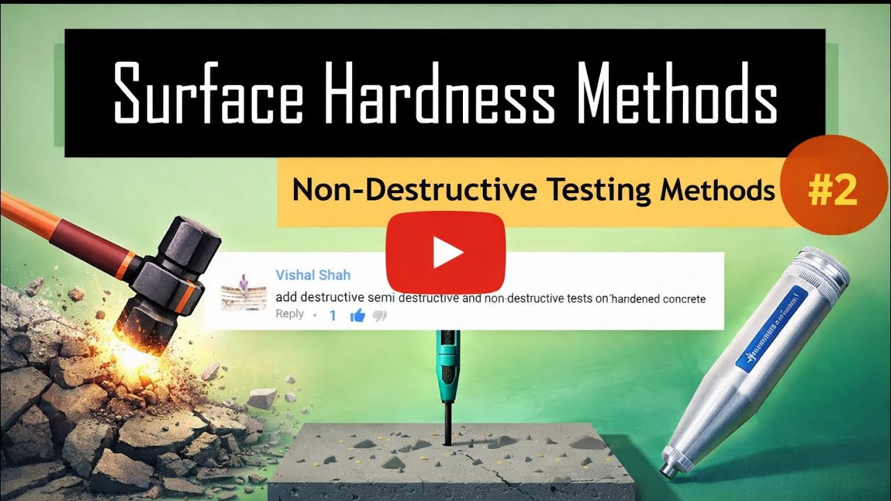 Surface Hardness Methods || Rebound Hammer Test || Non-Destructive Testing Methods #2