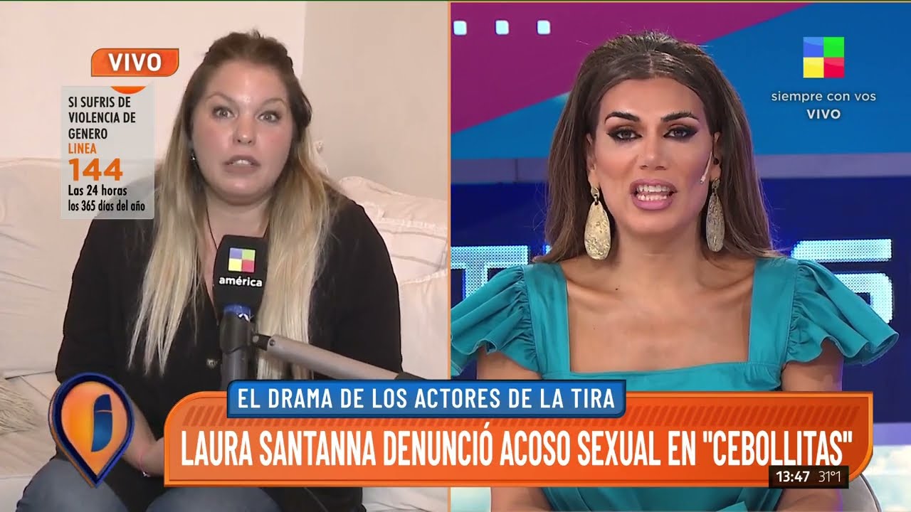 Laura Santanna denunció acoso sexual en 