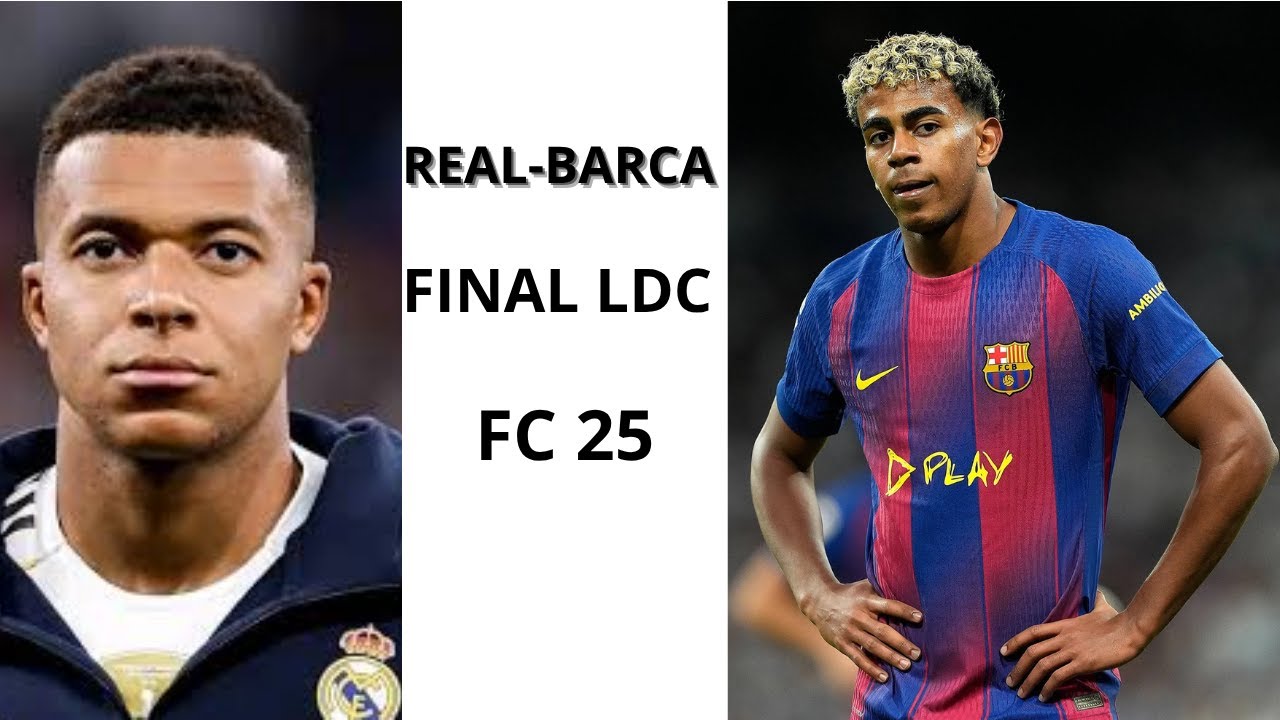 REAL-BARCA EN FINAL DE LIGUES DES CHAMPIONS SUR FC 25 ( un match completement fou )