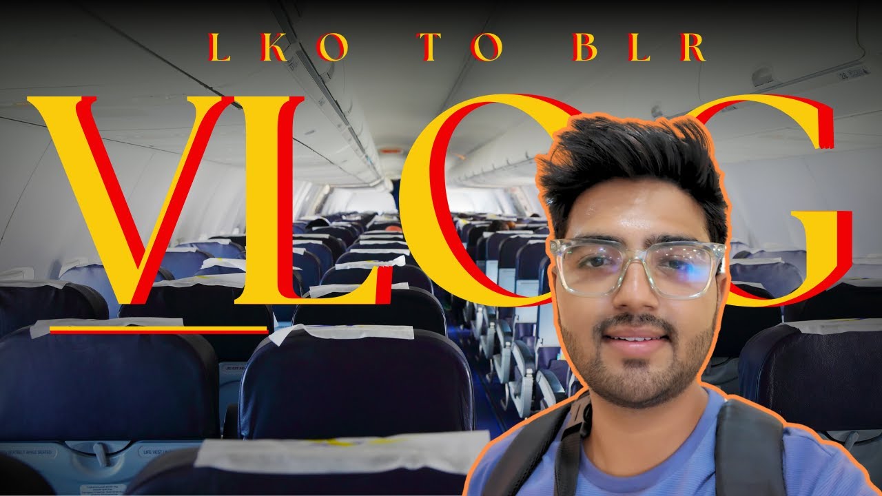 Lucknow to Bangalore ✈️ | Exploring Terminal 3 at Lucknow Airport | Travel Vlog #vlogs #bangalore