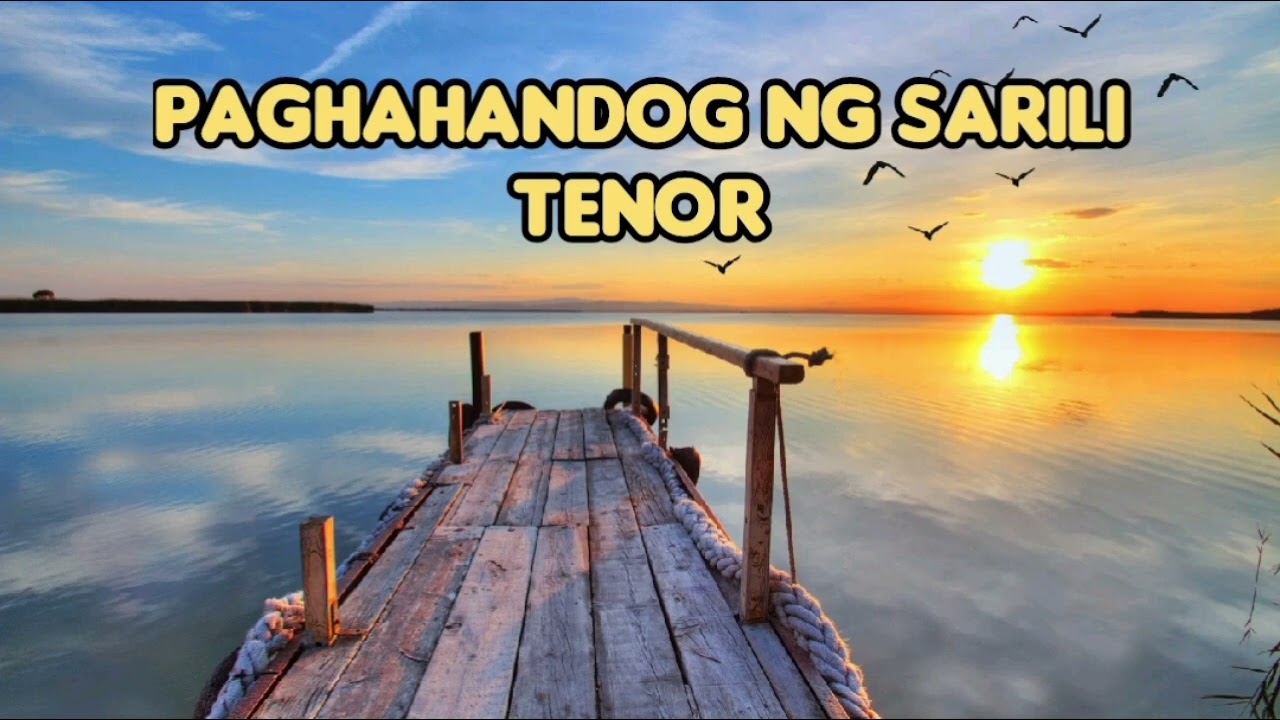 Paghahandog ng sarili Tenor