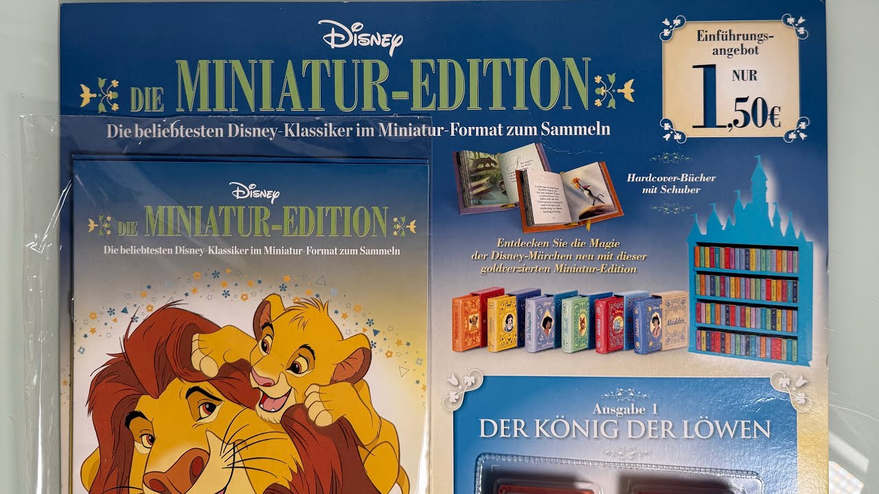 NEUE Disney Miniatur Edition Klassiker zum Sammeln Nr 1