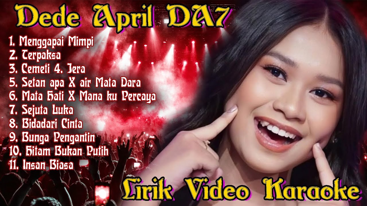 Lagu Dede April Cirebbon DA7 | Merdu Suaranya Bikin Adem | Lirik Video Karaoke