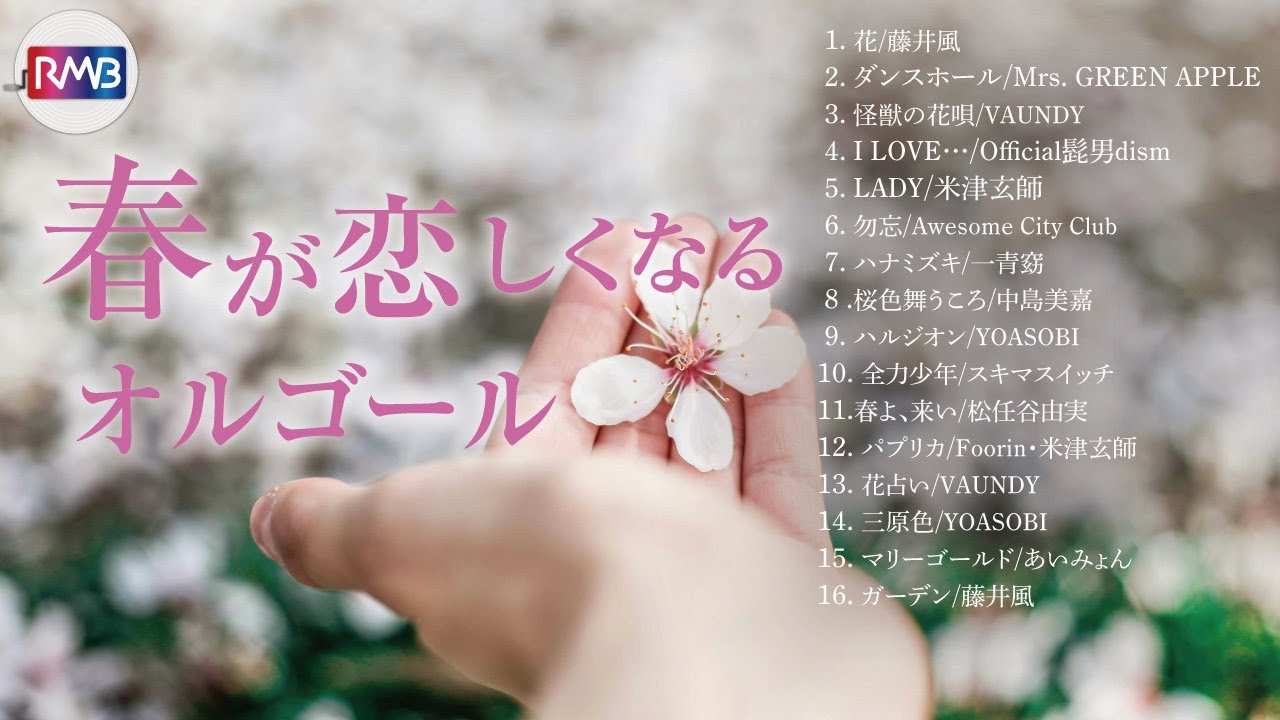 【作業用BGM】1月の不安と疲れを消す。受験・仕事に集中できるα波オルゴール🌸 春の名曲メドレー（Study Music / Relaxing）