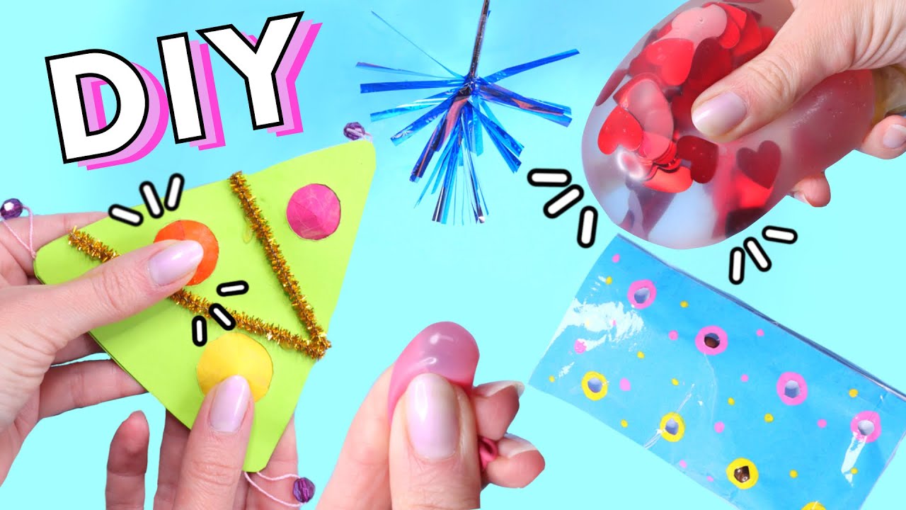 CO ROBIĆ GDY SIĘ NUDZI! DIY Pomysły na Nudę - Zabawki Fidget, Piłeczki Anytystresowe i więcej