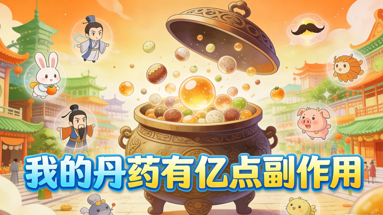 【我的丹药有亿点副作用】常乐穿越了，穿越到修真世界。有一个好消息和一个坏消息，好消息是能炼丹，坏消息是丹有毒。什么？这丹药吃了能直接提升两个大境界？如假包换，只不过他有亿点点小小的副作用....