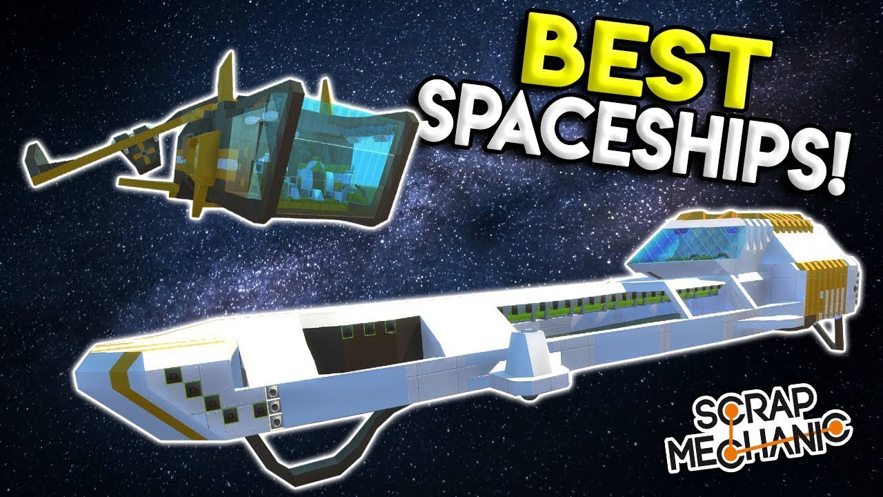 BEST SPACESHIPS, DEMO DERBY CARS and MORE! - Scrap Mechanic Creations Gameplay