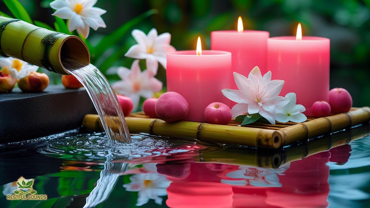 Beautiful Piano Music with Flowing Water Sounds 🌿Calming Music for Meditation, Healing & Deep Sleep