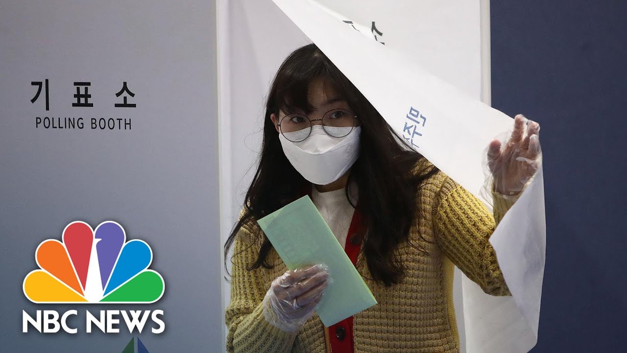South Korea Holds Parliamentary Elections Amid Strict Coronavirus Precautions | NBC News