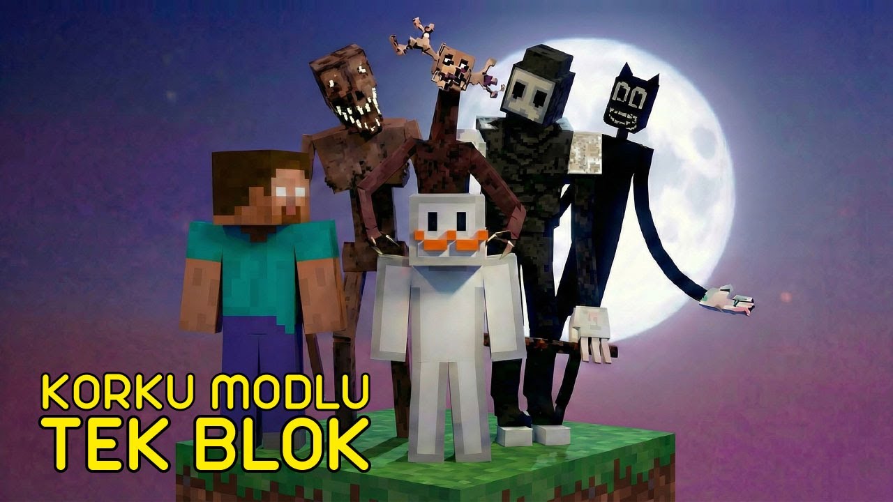 TEK BLOKTA KORKU MODLARINI DENEDİM!