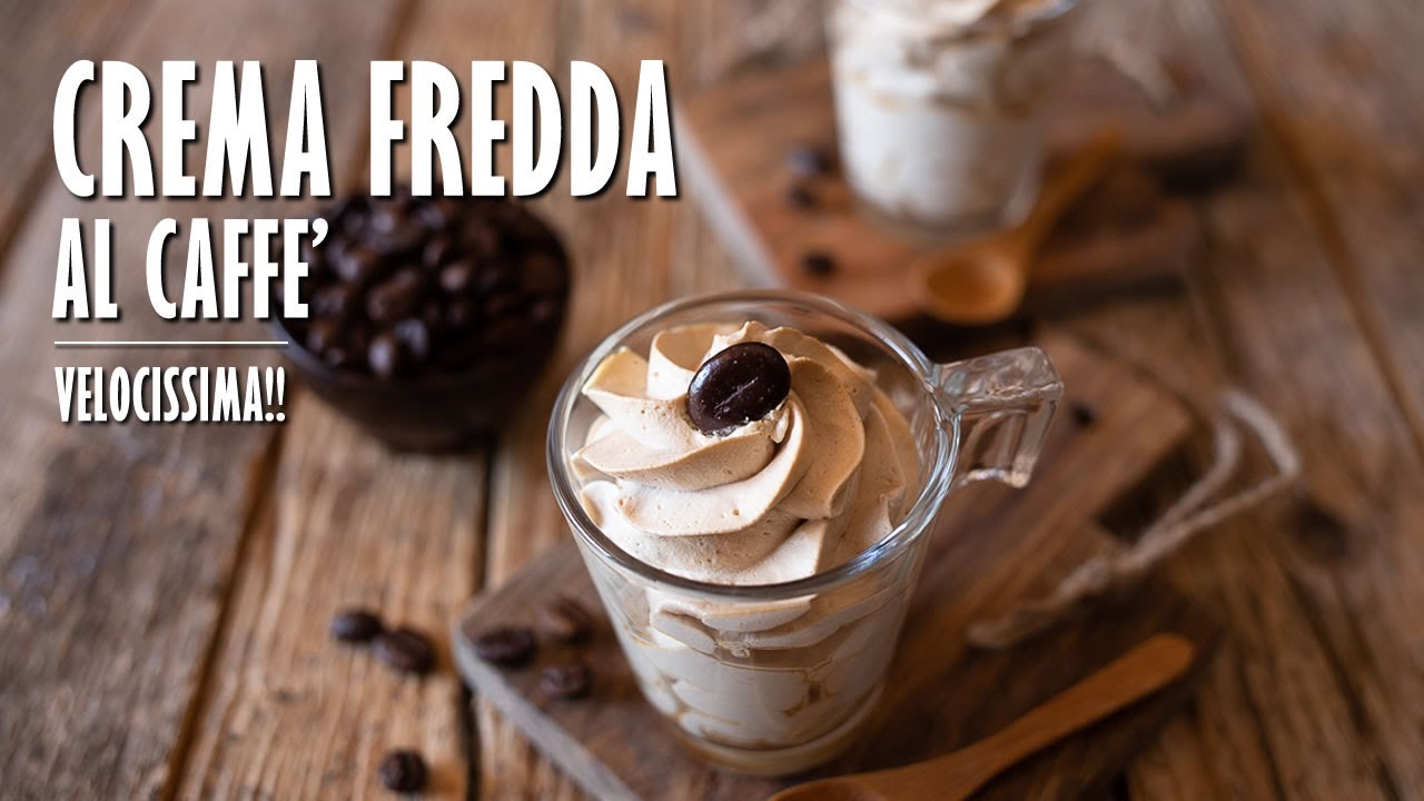 CREMA FREDDA AL CAFFE' fatta in casa | Marianna Pascarella