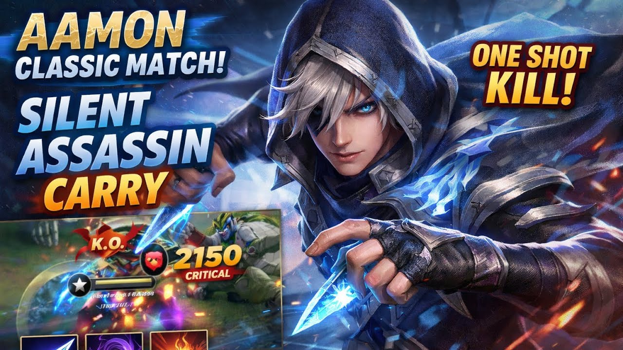 Aamon Classic Match | Silent Assassin Carry | #mobilelegends #mlbb #aamon 