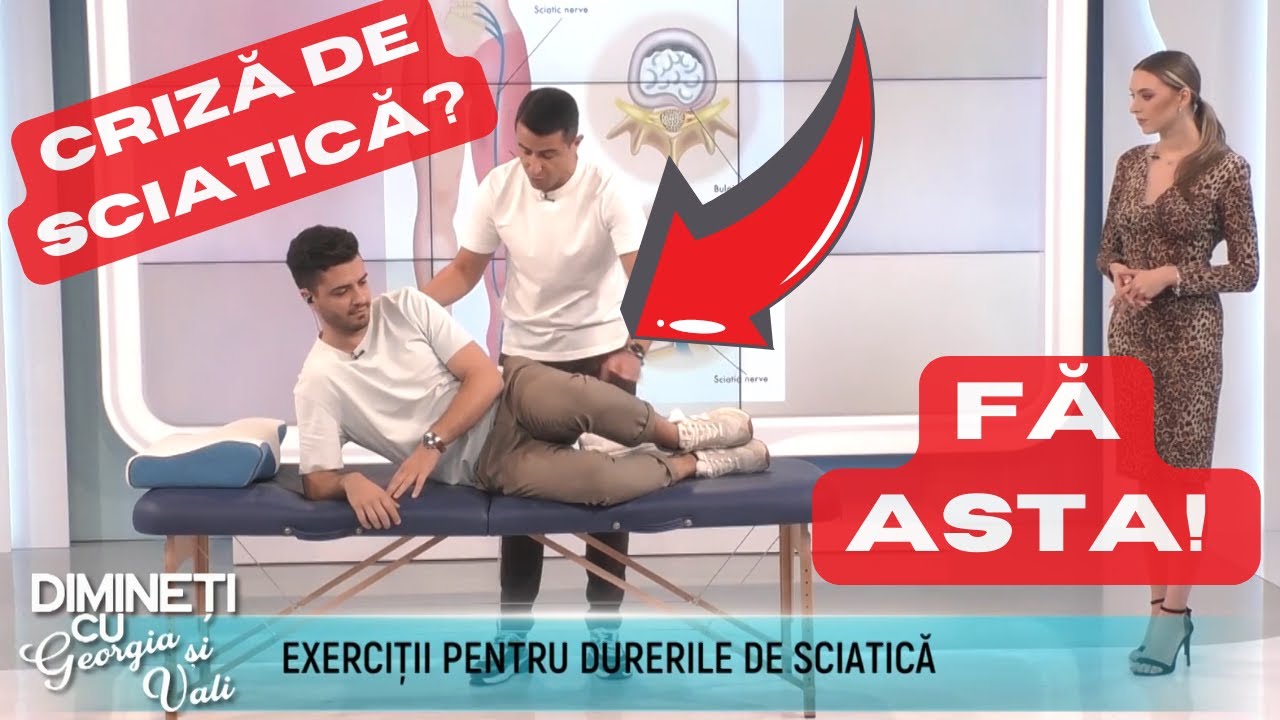 Ce să faci în cazul unei CRIZE SCIATICE - Fizioterapeut ALEXANDRU ILIE la Metropola tv