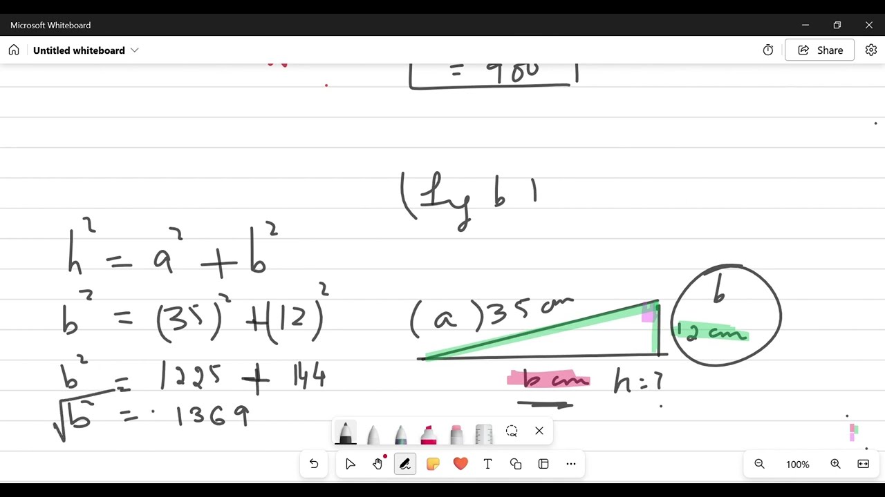 Pythagoras theorem grade 8 | IGSCE | O levels | finding hypotenuse