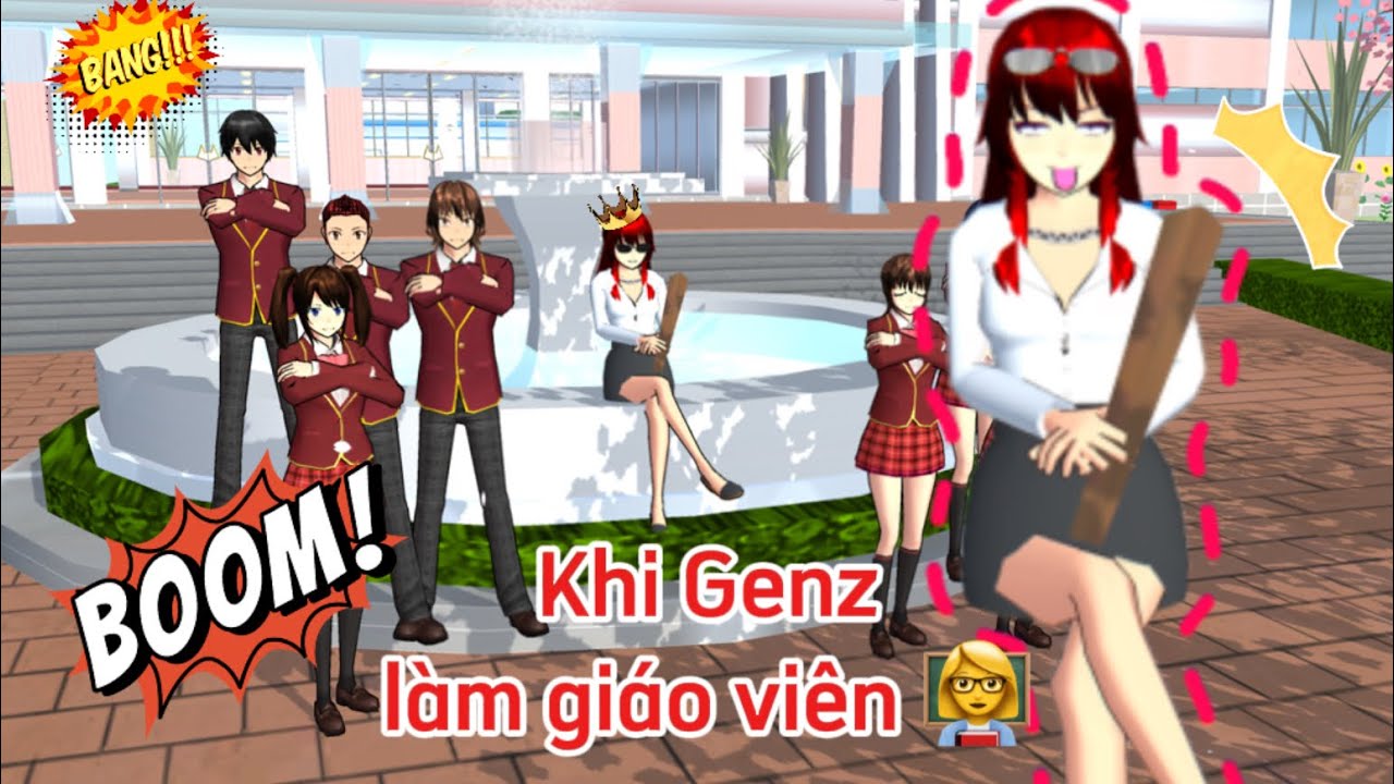 Khi Genz làm giáo viên 👩‍🏫 #sakuraschoolsimulator #foryou #haihuoc #genz @vaniday:33