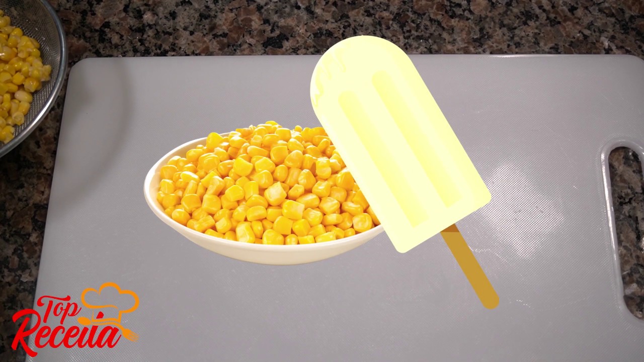 how to make a corn ice cream at home. / sorvete de milho.