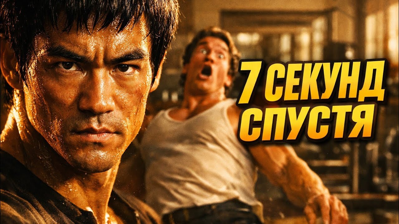 Брюс Ли в Gold’s Gym: Арнольд Шварценеггер сказал «Ты СЛИШКОМ МАЛЕНЬКИЙ» — 7 секунд спустя