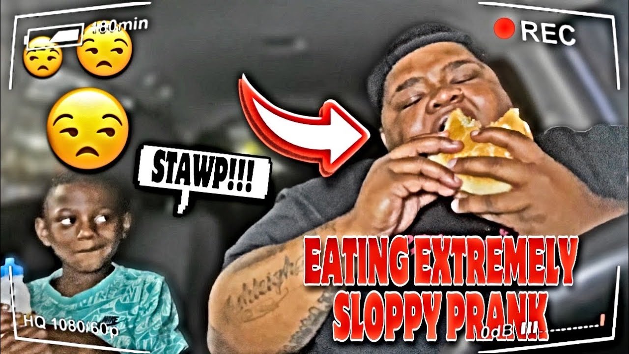 EATING EXTREMELY SLOPPY TO SEE MY SONS REACTION (HILARIOUS) *HE LOST HIS APPETITE 😂