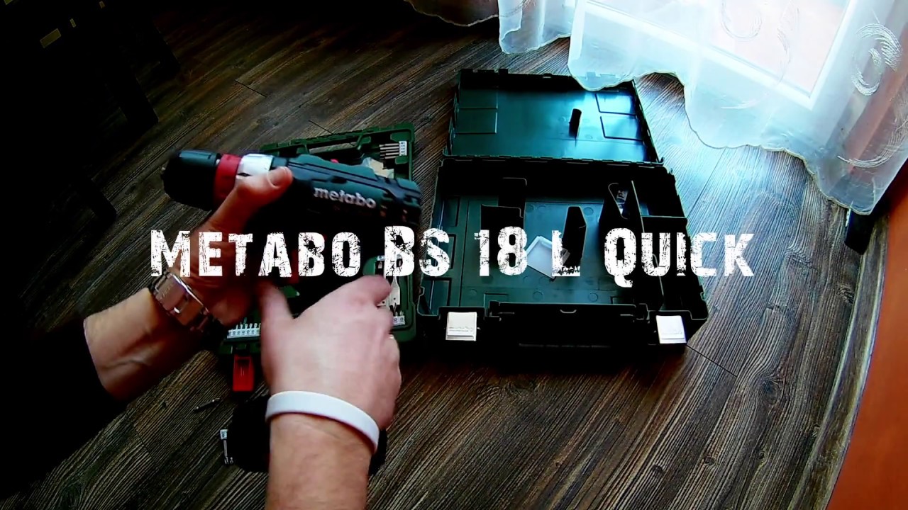 Metabo BS 18 L Quick - quick presentation