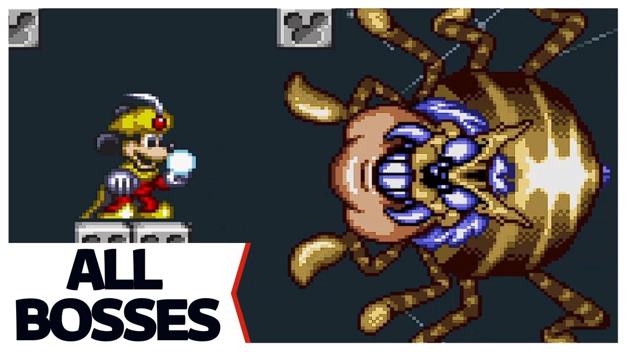 The Magical Quest Starring Mickey Mouse - All Bosses (No Damage) + Ending // SNES