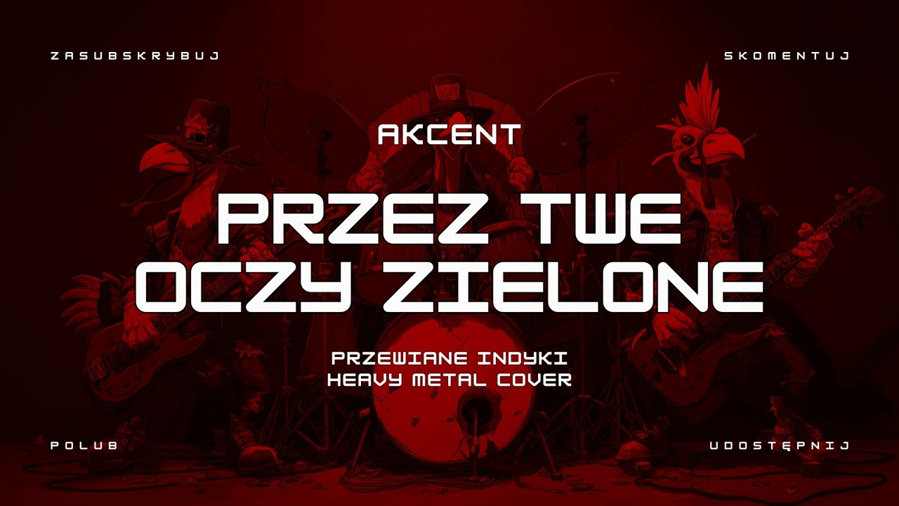 🔥 Akcent - Przez Twe Oczy Zielone (ale to heavy metal cover) 🦃🤘 HIT