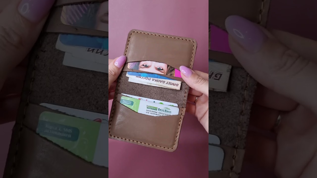 Обзор на кожаный холдер Soroko, светло-коричневый