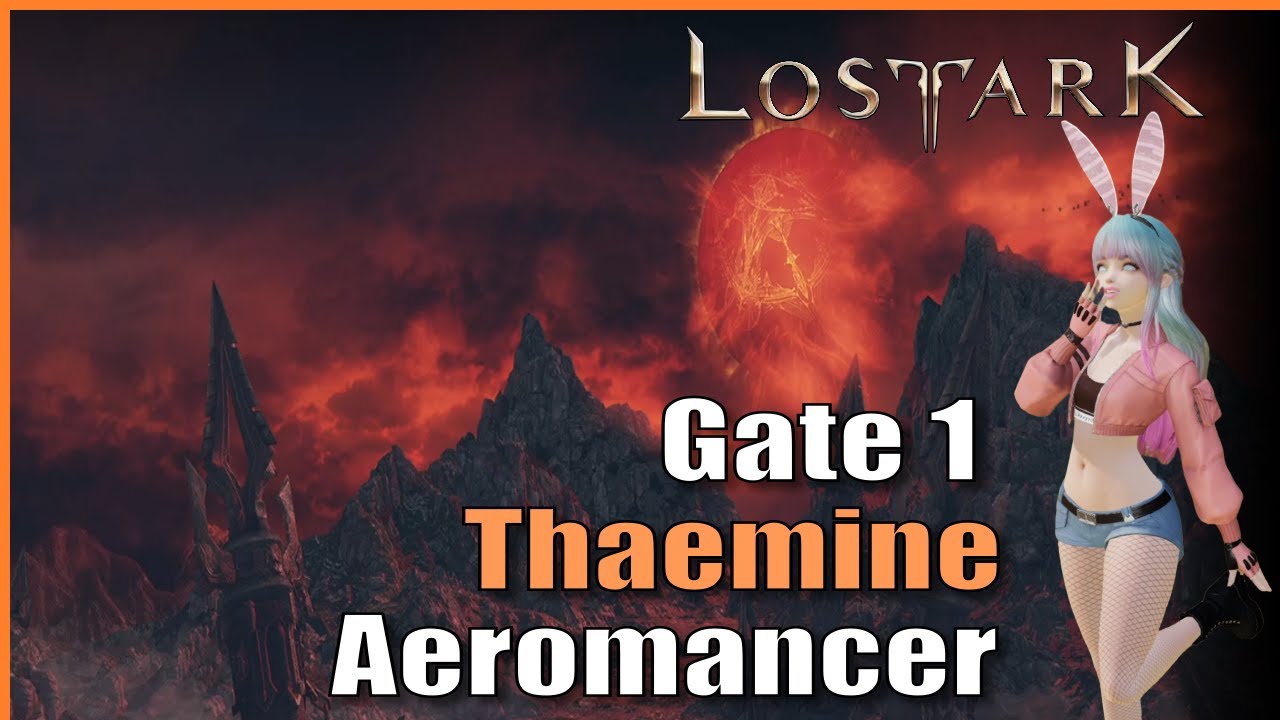 I Switched to Nightmare. Thaemine Gate 1 (Wind Fury Aeromancer) | Lost Ark