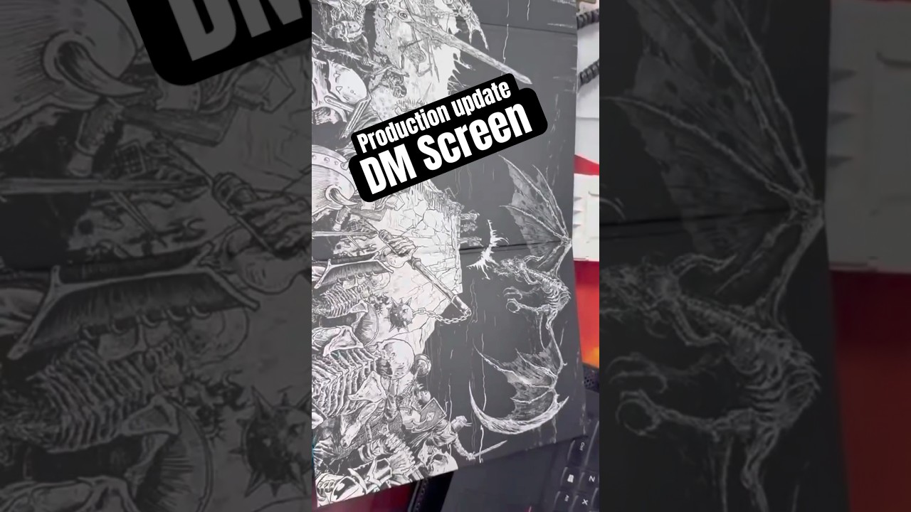 Экран мастера подземелий Druskara Shadowdark 🗡️ 🧙‍♂️ #настольнаяигра #теневаятемнаяигра #dnd5e #d...