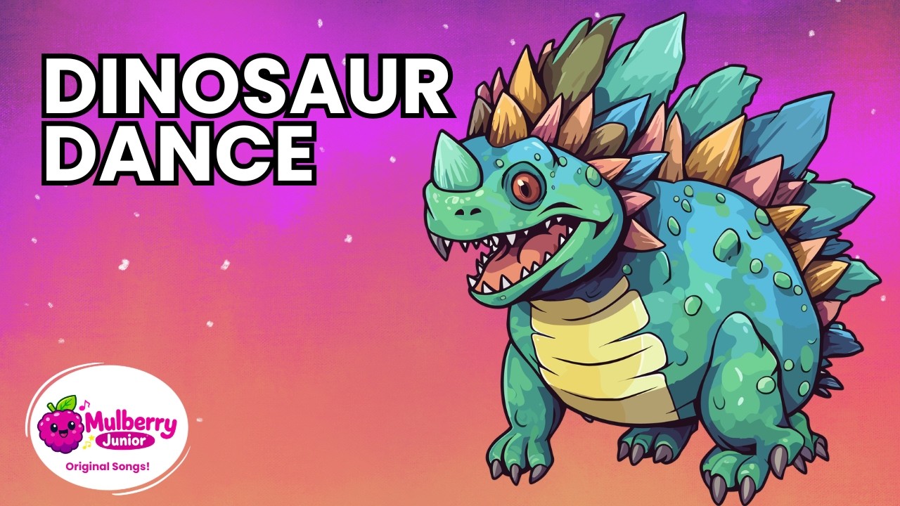 Dinosaur Dance | Stomp Like a Dinosaur Song for Kids