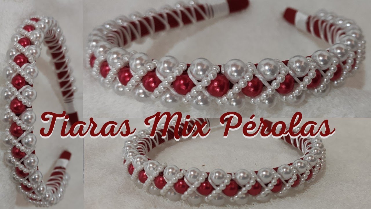 Tiara de luxo sem costura especial de Natal