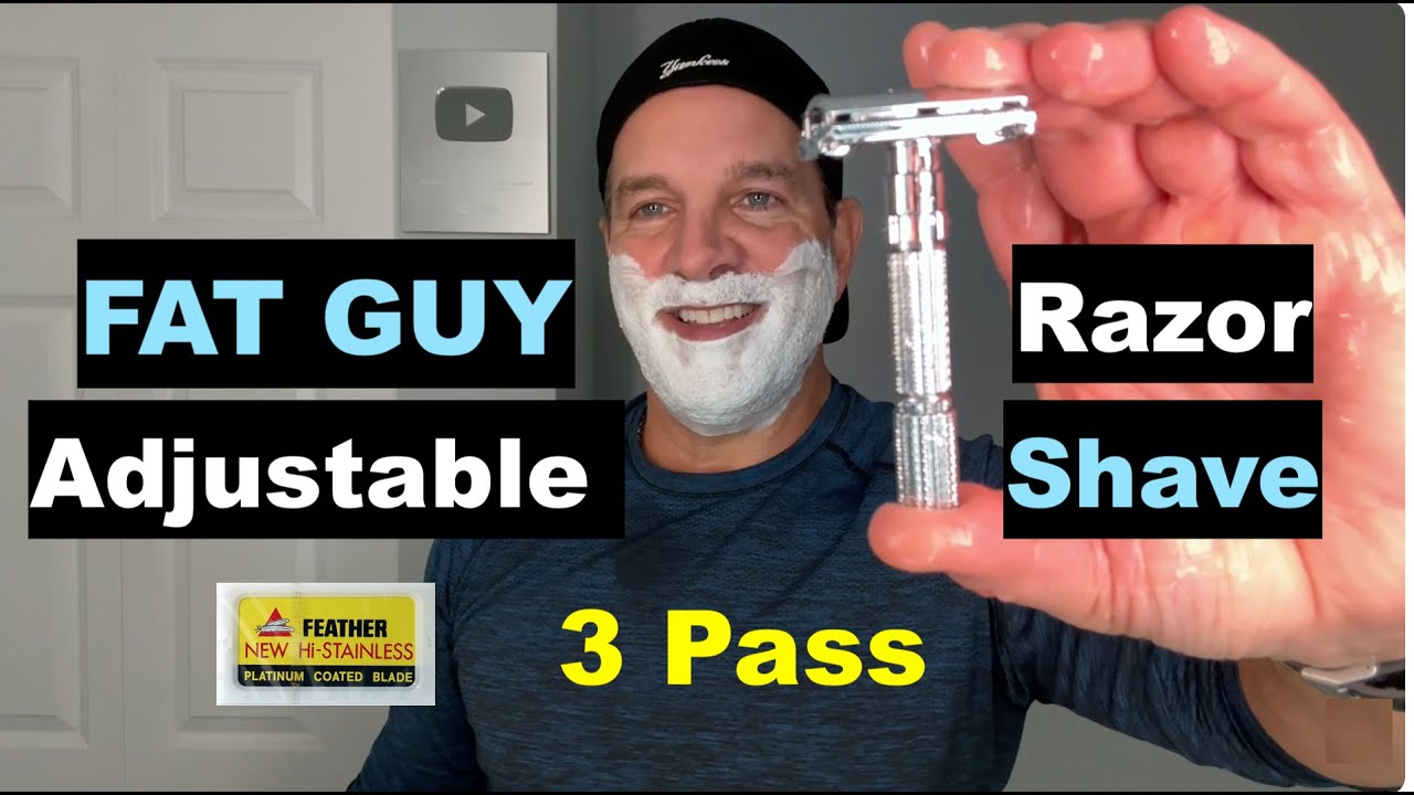 Бритва Fat Guy Adjustable Razor Shave - 3 прохода Feather TOBS