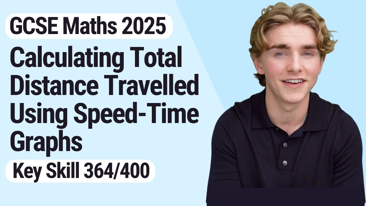 Calculating Total Distance Travelled Using Speed-Time Graphs | GCSE Maths 2025 | 364/400