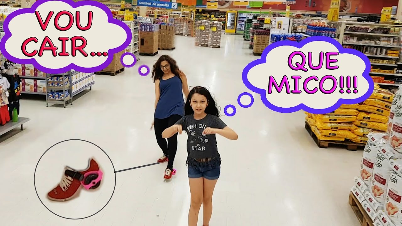 TROLLEI MINHA MÃE COM TÊNIS DE RODINHA | Luluca