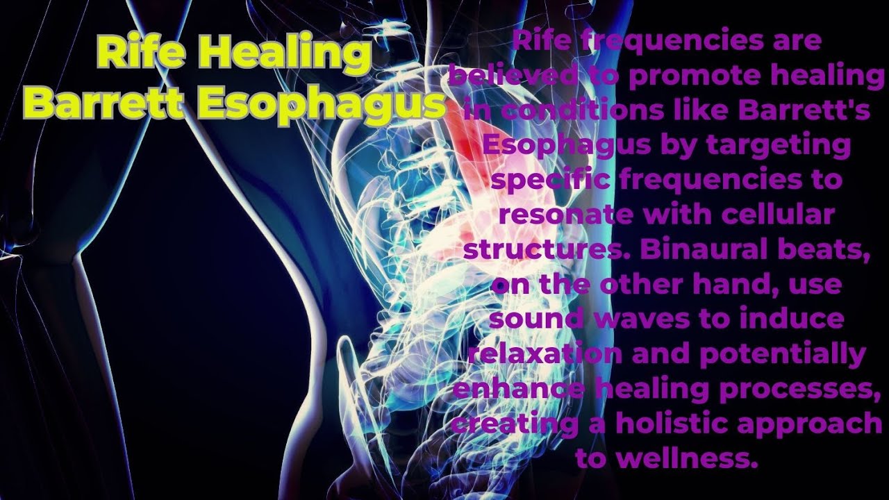 Rife Frequency | Barrett Esophagus | Binaural Beats | 1989 sound wave