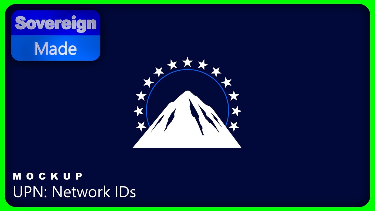 (Outdated) UPN Branding (2024) - Network IDs | Mockup | SovereignMade