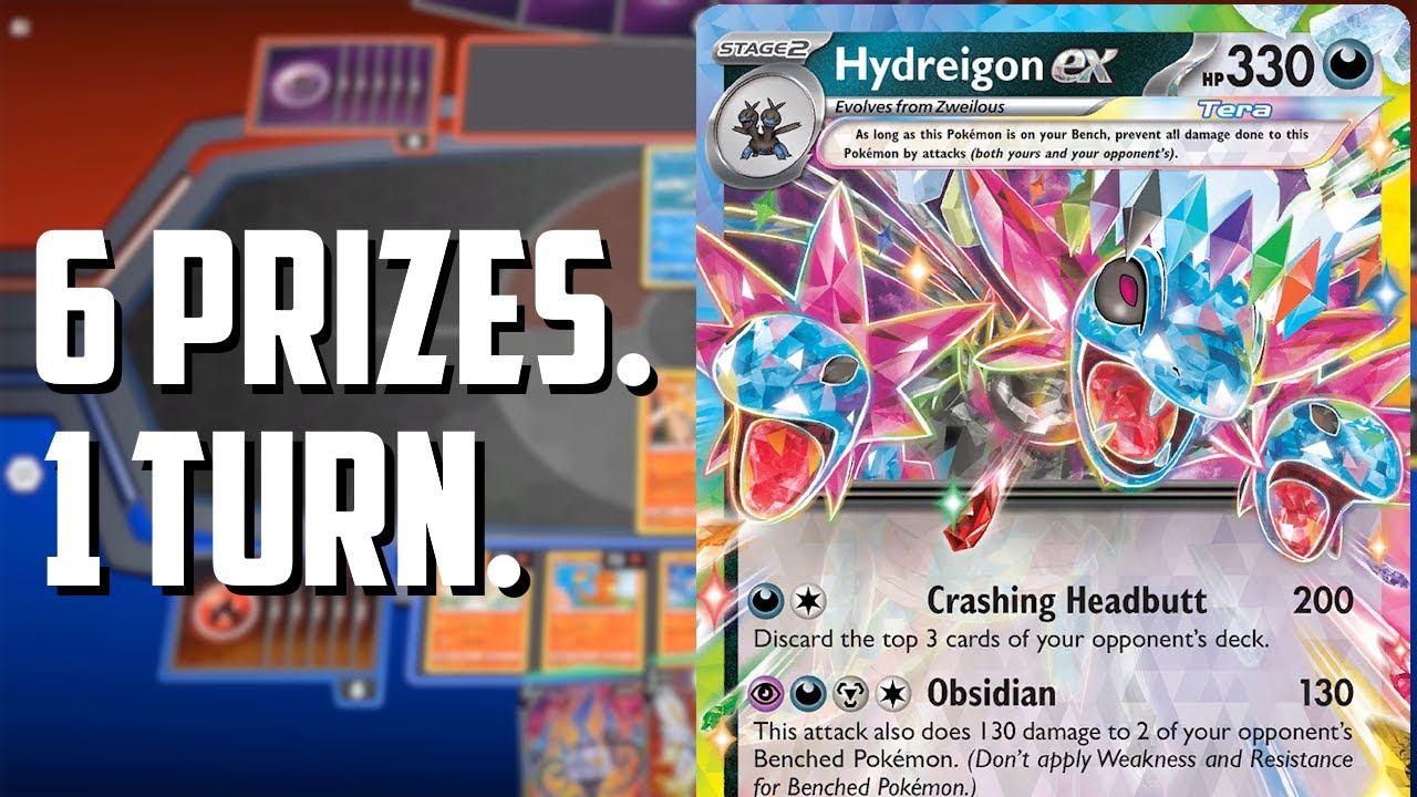Hydreigon ex can DEMOLISH YOUR OPPONENT'S BOARD! (Pokemon TCG Deck List + Matches) - Surging Sparks