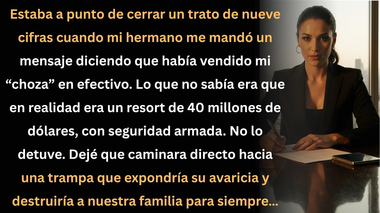 Mi hermano vendió mi “choza”… sin saber que valía 40 millones.