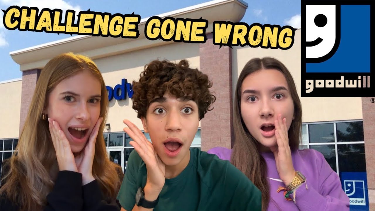 Making each other outfits at goodwill… GONE WRONG!!