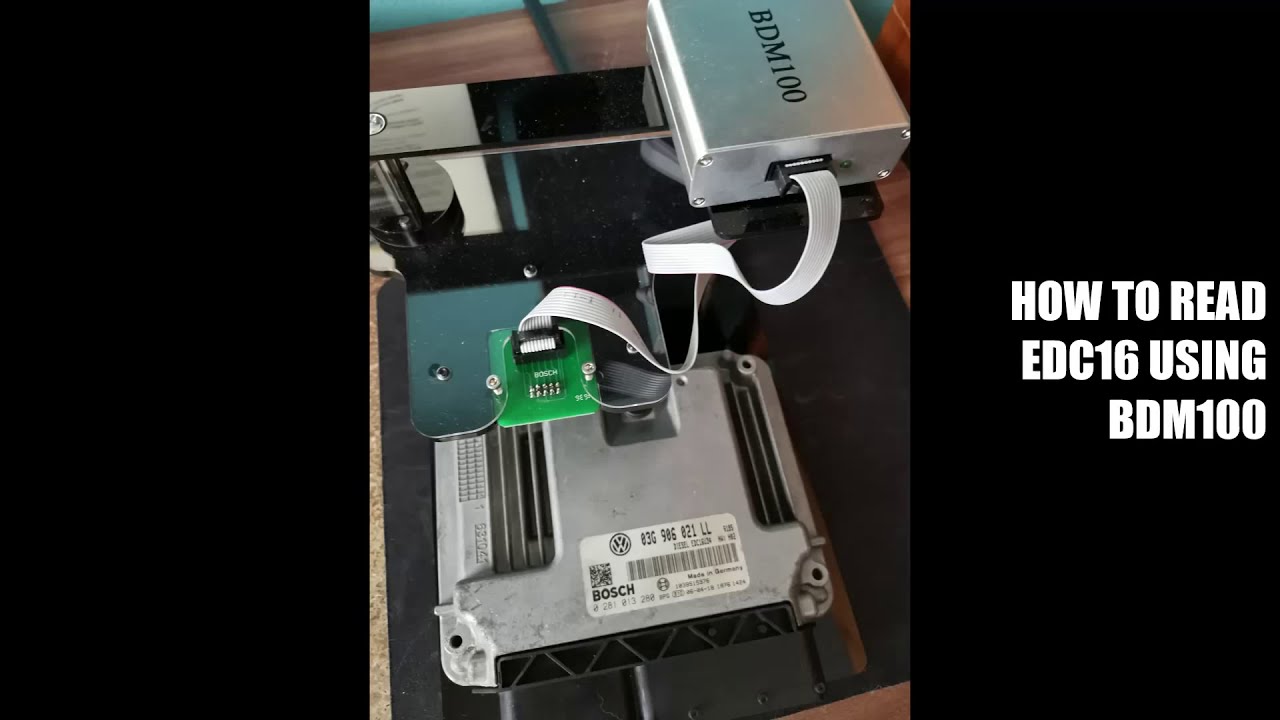 How to read EDC16 using BDM100