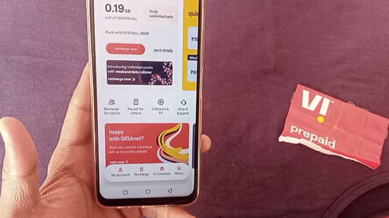 How To Recharge Vi Prepaid Online || Vi Sim Card Recharge