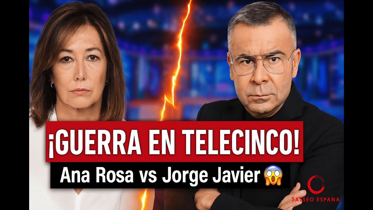 &iexcl;SE DECLARA LA GUERRA EN TELECINCO! 😱 Ana Rosa y Jorge Javier rompen el silencio 🔥