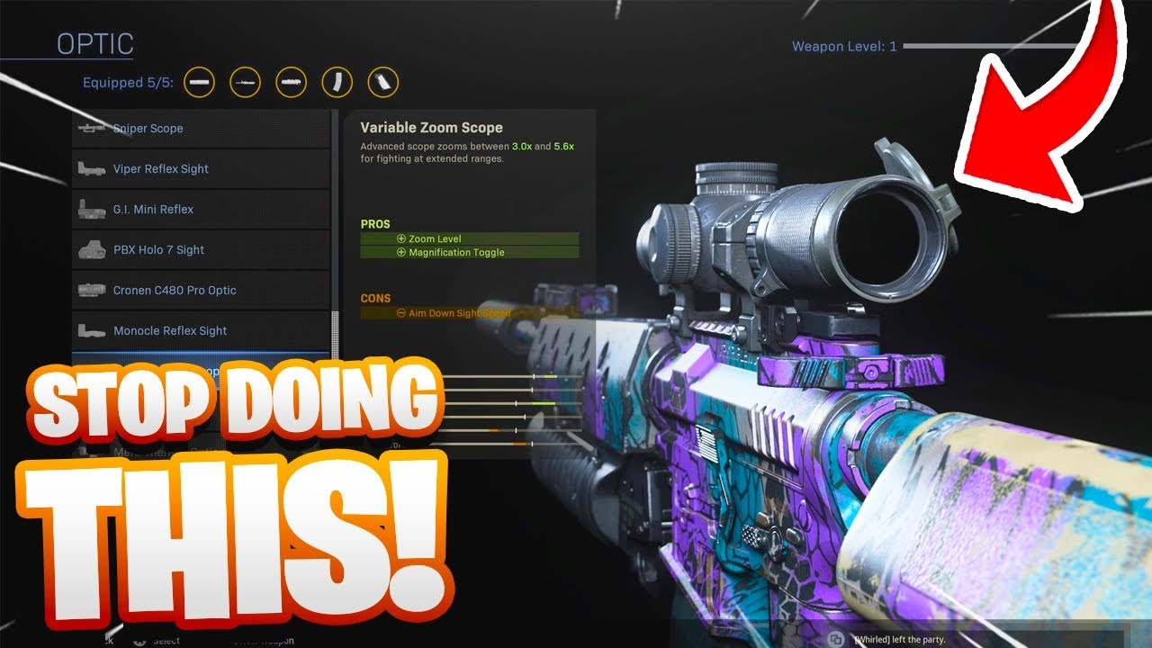 5 COMMON MISTAKES YOU ARE MAKING MODERN WARFARE! - HOW TO IMPROVE + GET BETTER MW! (BEST TIPS MW)